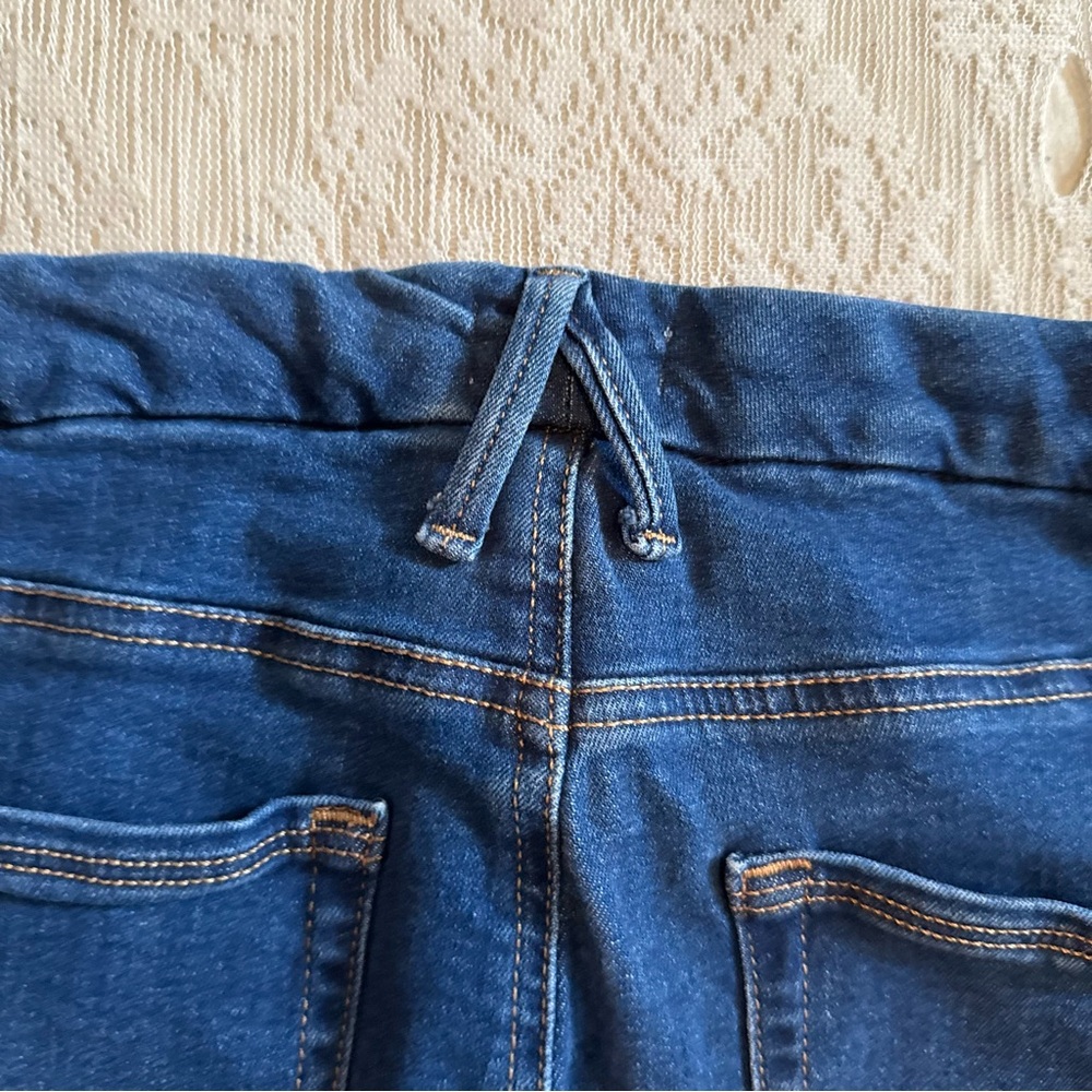 Good American good legs straight blue jeans - Picture 9 of 10